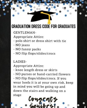 Dress Code for Graduates
